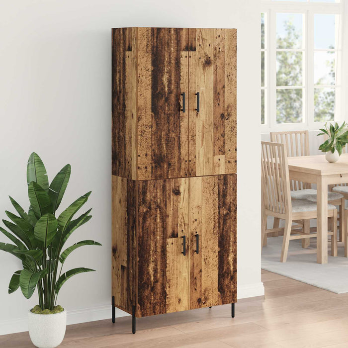 Bufet Pe perete Lemn Vechi 69,5 x 34 x 180 cm Lemn compozit - WALTI WALTI
