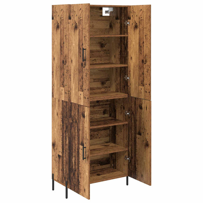 Bufet Pe perete Lemn Vechi 69,5 x 34 x 180 cm Lemn compozit - WALTI WALTI