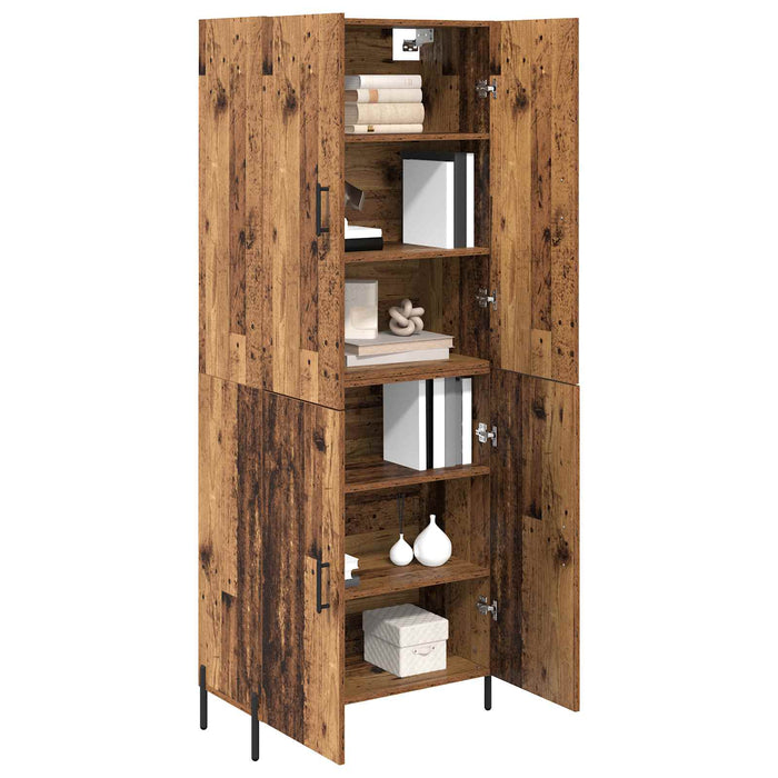Bufet Pe perete Lemn Vechi 69,5 x 34 x 180 cm Lemn compozit - WALTI WALTI