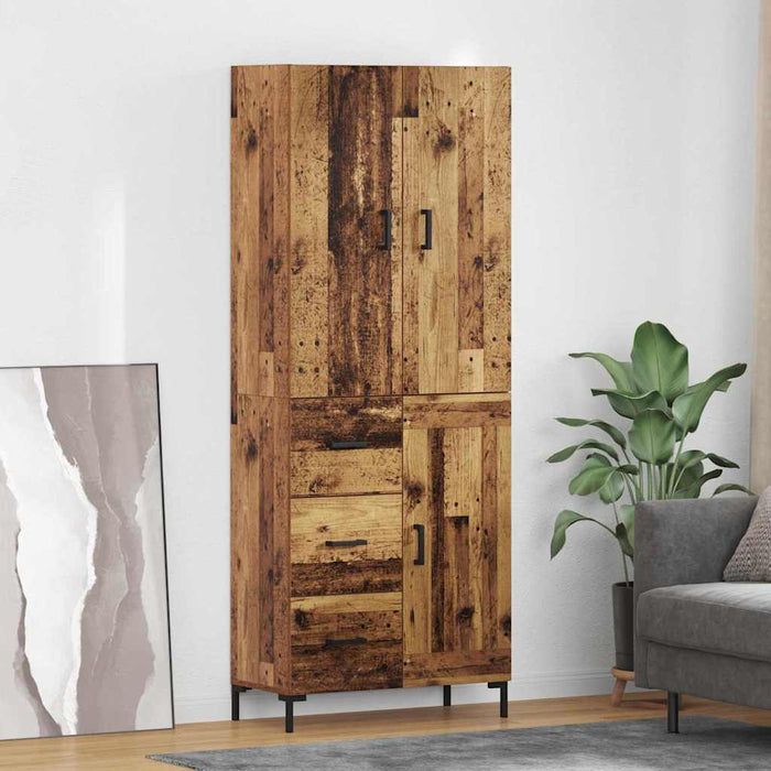Bufet Pe perete Lemn Vechi 69,5 x 34 x 180 cm Lemn compozit - WALTI WALTI