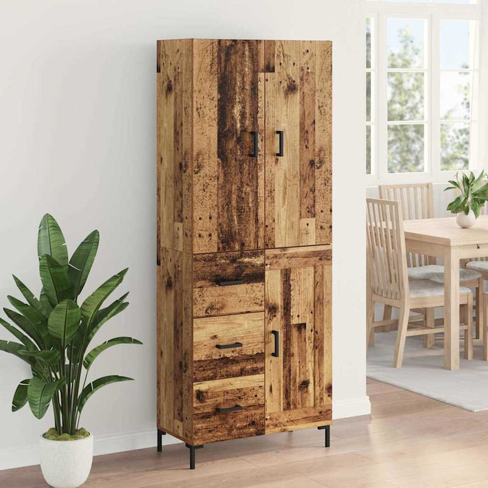Bufet Pe perete Lemn Vechi 69,5 x 34 x 180 cm Lemn compozit - WALTI WALTI