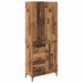 Bufet Pe perete Lemn Vechi 69,5 x 34 x 180 cm Lemn compozit - WALTI WALTI