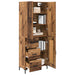 Bufet Pe perete Lemn Vechi 69,5 x 34 x 180 cm Lemn compozit - WALTI WALTI
