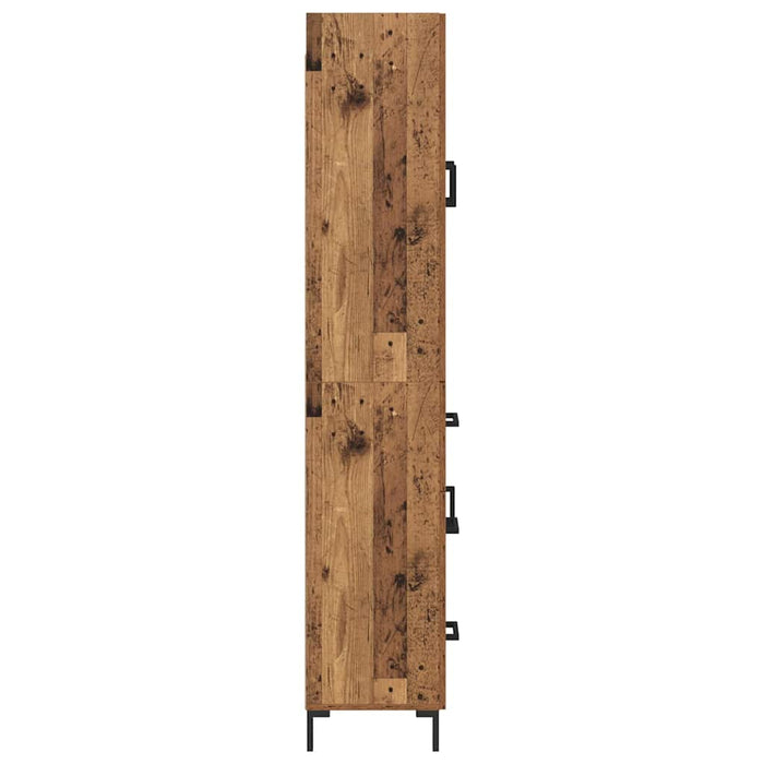 Bufet Pe perete Lemn Vechi 69,5 x 34 x 180 cm Lemn compozit - WALTI WALTI