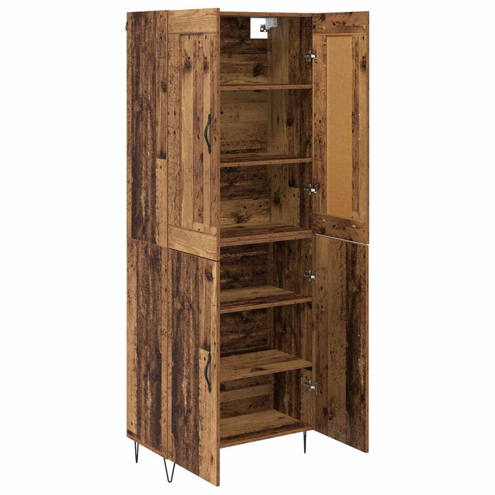 Bufet Lemn Vechi 69,5 x 34 x 180 cm Lemn compozit - WALTI WALTI