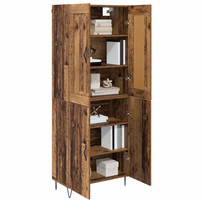 Bufet Lemn Vechi 69,5 x 34 x 180 cm Lemn compozit - WALTI WALTI