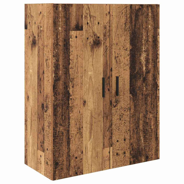 Bufet Lemn Vechi 69,5 x 34 x 180 cm Lemn Stratificat și Sticlă - WALTI WALTI