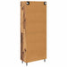 Bufet Lemn Vechi 69,5 x 34 x 180 cm Lemn Stratificat și Sticlă - WALTI WALTI