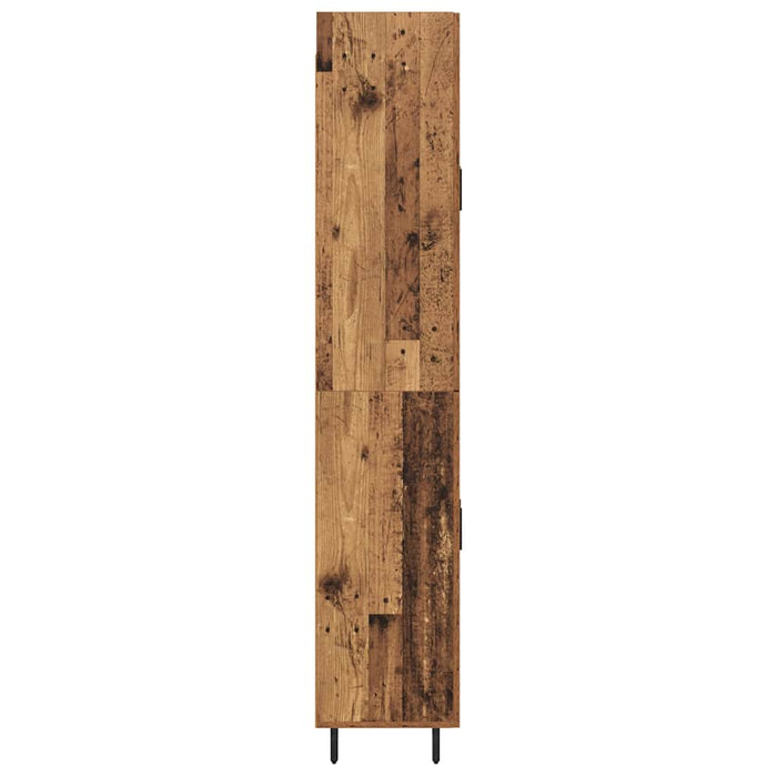Bufet Lemn Vechi 69,5 x 34 x 180 cm Lemn Stratificat și Sticlă - WALTI WALTI