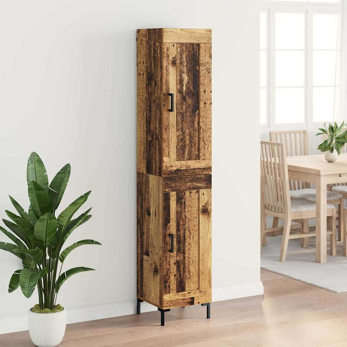 Bufet Lemn Vechi 34,5 x 34 x 180 cm Lemn compozit - WALTI WALTI