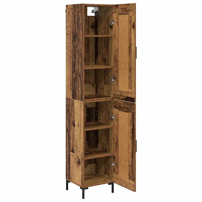 Bufet Lemn Vechi 34,5 x 34 x 180 cm Lemn compozit - WALTI WALTI