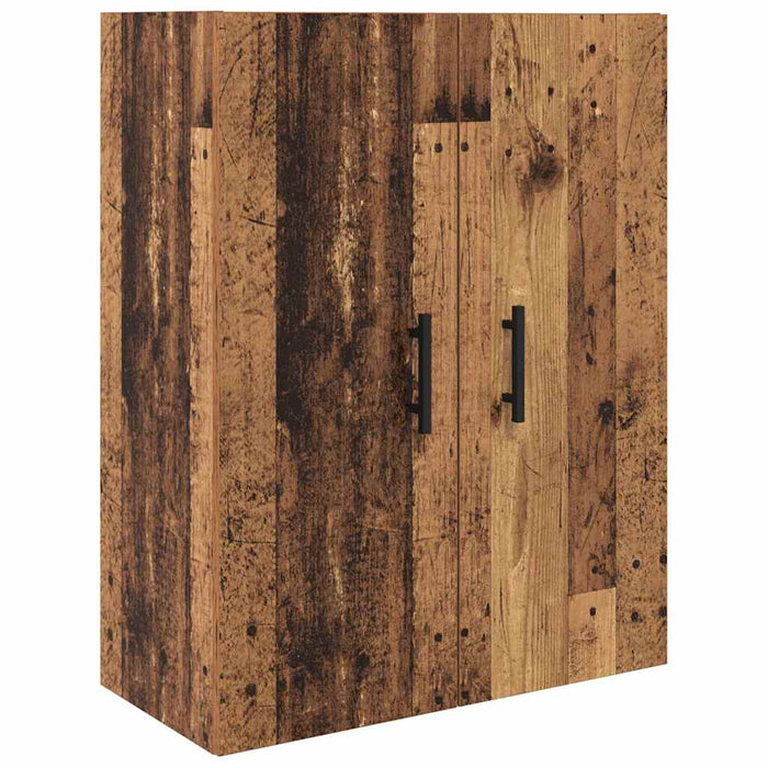 Bufet cu sertar 2 pcs Lemn Vechi Lemn Stratificat și Sticlă - WALTI WALTI