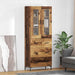 Bufet cu sertar 2 pcs Lemn vechi Lemn compozit - WALTI WALTI