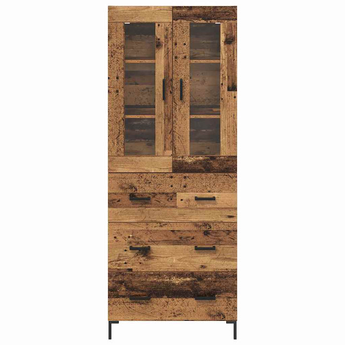 Bufet cu sertar 2 pcs Lemn vechi Lemn compozit - WALTI WALTI