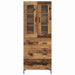 Bufet cu sertar 2 pcs Lemn vechi Lemn compozit - WALTI WALTI