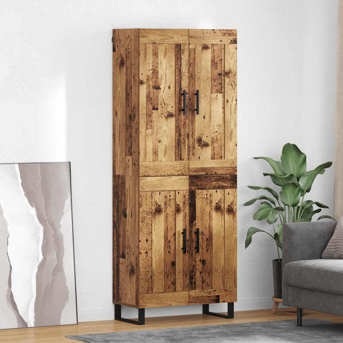 Bufet Lemn vechi 69,5 x 34 x 180 cm Lemn compozit - WALTI WALTI