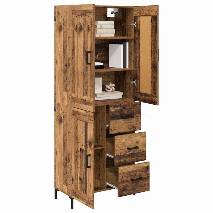 Bufet cu sertar Lemn Vechi 69,5 x 34 x 180 cm Lemn compozit - WALTI WALTI