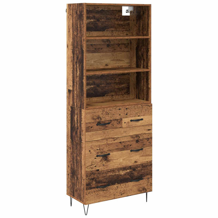 Bufet cu sertar Lemn vechi 69,5 x 34 x 180 cm Lemn compozit - WALTI WALTI