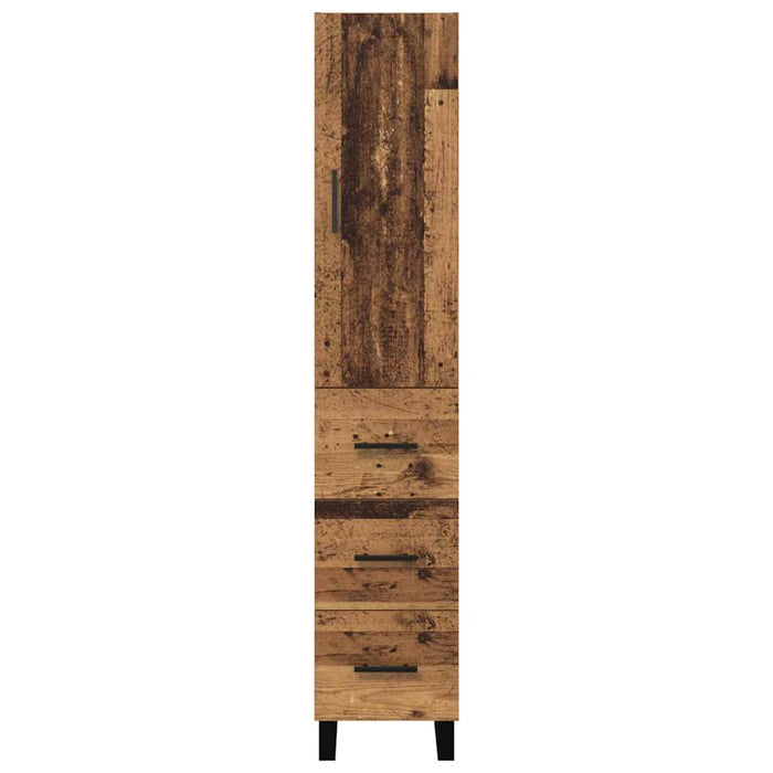 Bufet cu sertar Lemn Vechi 34,5 x 34 x 180 cm Lemn compozit - WALTI WALTI