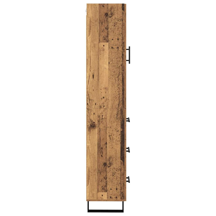 Bufet cu sertar Lemn Vechi 34,5 x 34 x 180 cm Lemn compozit - WALTI WALTI