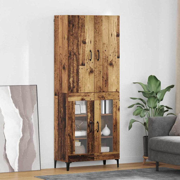 Bufet Pe perete Lemn Vechi 69,5 x 34 x 180 cm Lemn compozit - WALTI WALTI