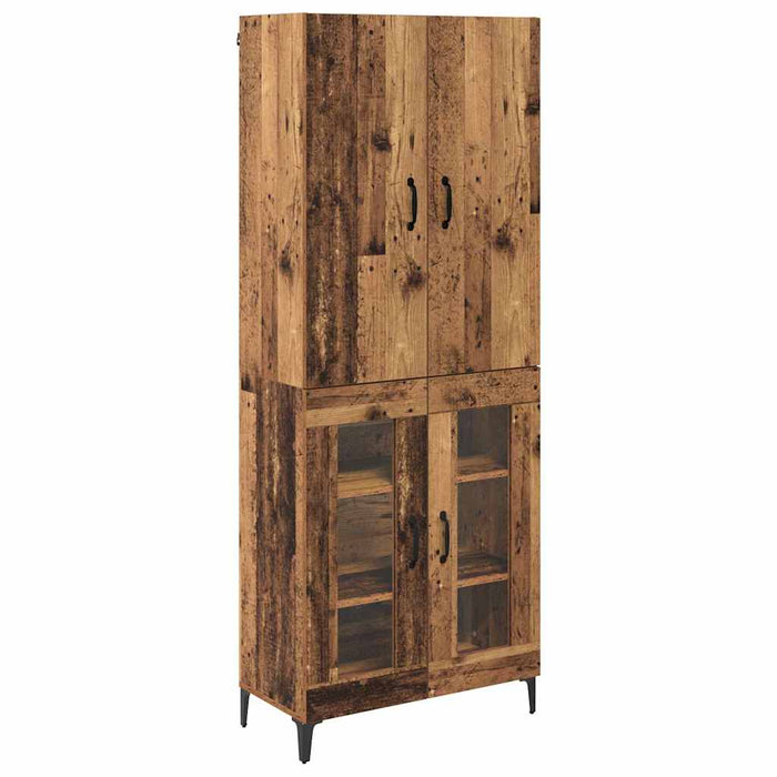 Bufet Pe perete Lemn Vechi 69,5 x 34 x 180 cm Lemn compozit - WALTI WALTI
