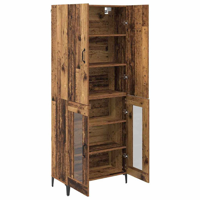 Bufet Pe perete Lemn Vechi 69,5 x 34 x 180 cm Lemn compozit - WALTI WALTI