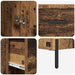 Bufet cu sertar Lemn Vechi 34,5 x 34 x 180 cm Lemn compozit - WALTI WALTI