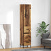 Bufet cu sertar Lemn Vechi 34,5 x 34 x 180 cm Lemn compozit - WALTI WALTI