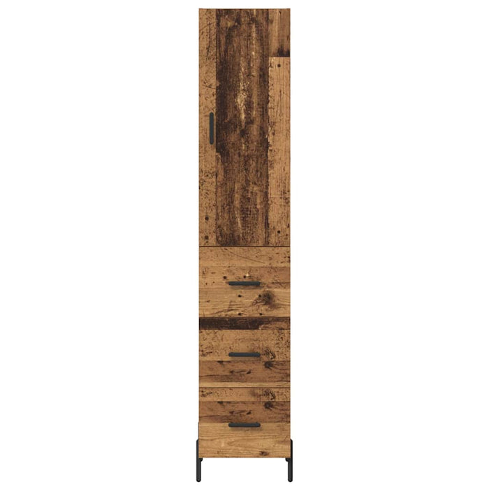 Bufet cu sertar Lemn Vechi 34,5 x 34 x 180 cm Lemn compozit - WALTI WALTI