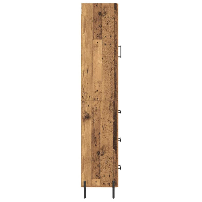 Bufet cu sertar Lemn Vechi 34,5 x 34 x 180 cm Lemn compozit - WALTI WALTI