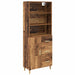Bufet cu sertar Lemn Vechi 69,5 x 32,5 x 180 cm Lemn compozit - WALTI WALTI