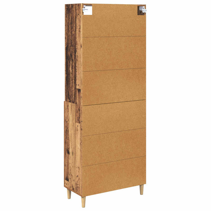 Bufet cu sertar Lemn Vechi 69,5 x 32,5 x 180 cm Lemn compozit - WALTI WALTI