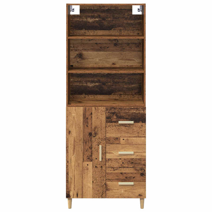 Bufet cu sertar Lemn Vechi 69,5 x 32,5 x 180 cm Lemn compozit - WALTI WALTI