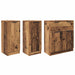 Bufet cu sertar 3 pcs Lemn Vechi Lemn compozit - WALTI WALTI