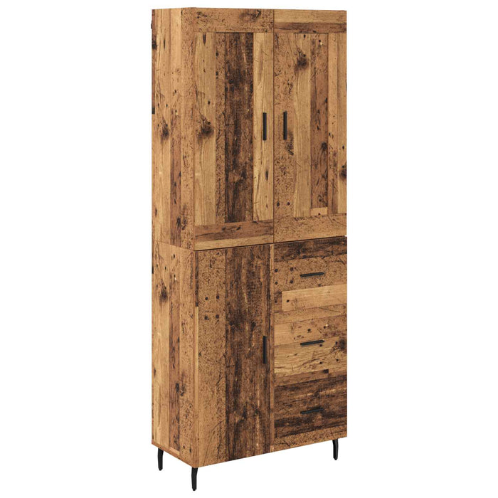 Bufet cu sertar 2 pcs Lemn vechi Lemn compozit - WALTI WALTI