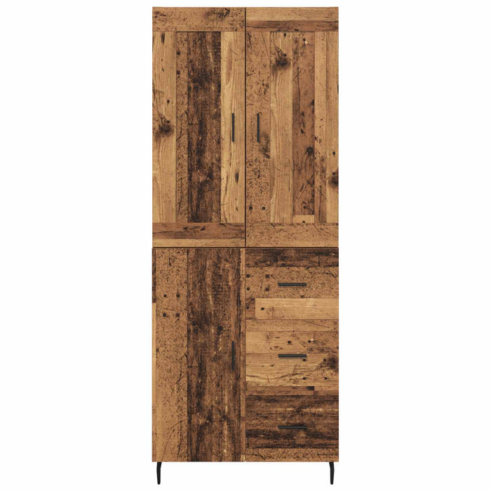 Bufet cu sertar 2 pcs Lemn vechi Lemn compozit - WALTI WALTI