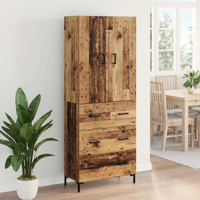 Bufet Pe perete Lemn Vechi 69,5 x 34 x 180 cm Lemn compozit - WALTI WALTI