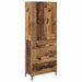 Bufet Pe perete Lemn Vechi 69,5 x 34 x 180 cm Lemn compozit - WALTI WALTI