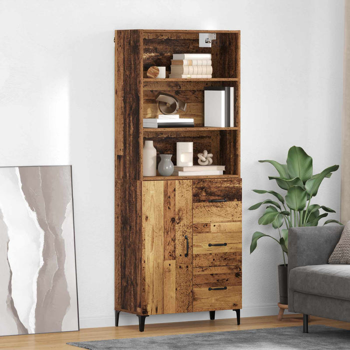 Bufet cu sertar Lemn Vechi 69,5 x 34 x 180 cm Lemn compozit - WALTI WALTI
