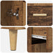 Bufet cu sertar Lemn Vechi 69,5 x 32,5 x 180 cm Lemn compozit - WALTI WALTI