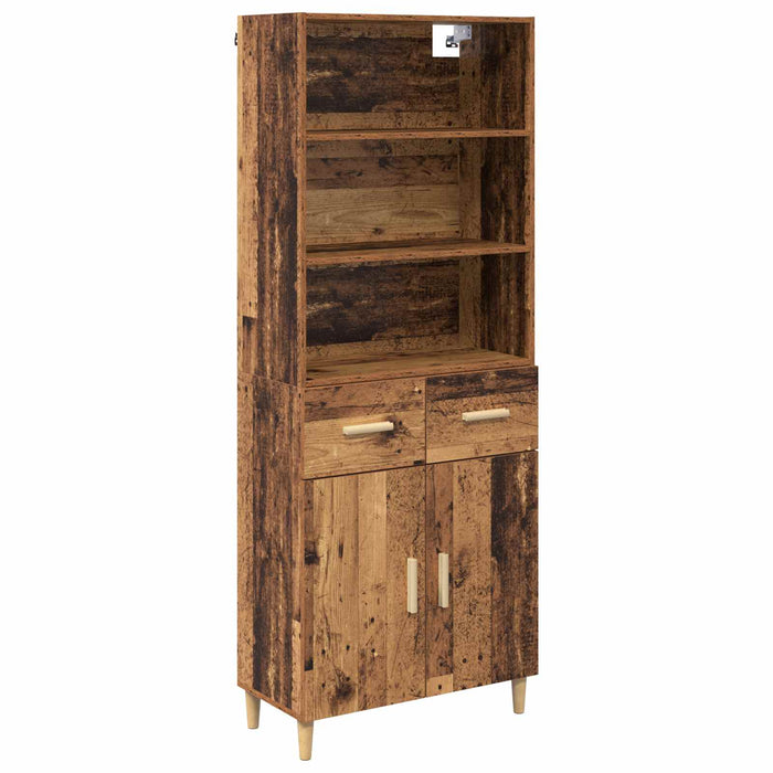 Bufet cu sertar Lemn Vechi 69,5 x 32,5 x 180 cm Lemn compozit - WALTI WALTI