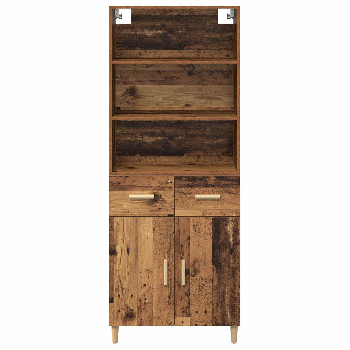 Bufet cu sertar Lemn Vechi 69,5 x 32,5 x 180 cm Lemn compozit - WALTI WALTI