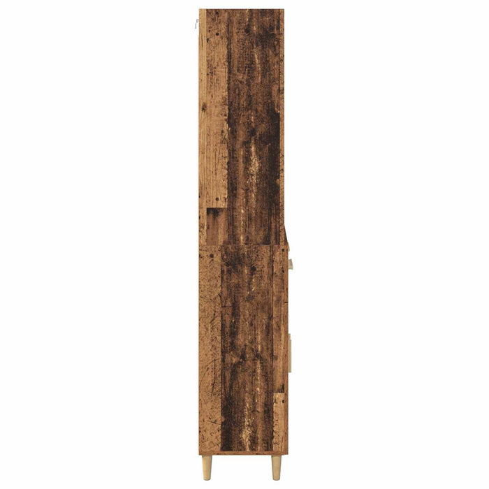 Bufet cu sertar Lemn Vechi 69,5 x 32,5 x 180 cm Lemn compozit - WALTI WALTI