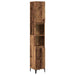 Set de mobilier pentru baie 3 pcs Lemn vechi Lemn compozit - WALTI WALTI