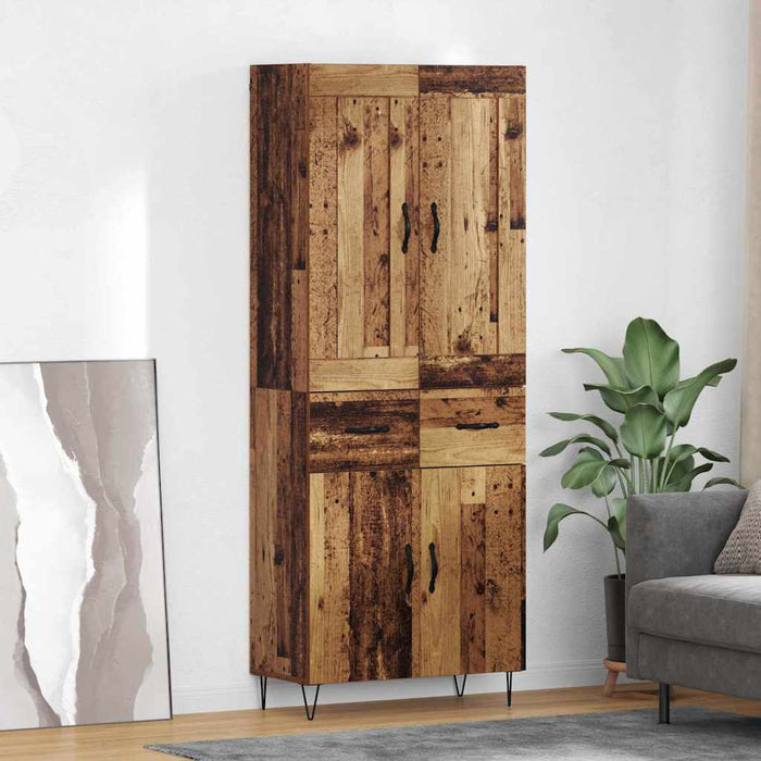 Bufet cu sertar Lemn Vechi 69,5 x 34 x 180 cm Lemn compozit - WALTI WALTI