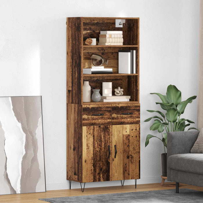 Bufet cu sertar Lemn vechi 69,5 x 34 x 180 cm Lemn compozit - WALTI WALTI