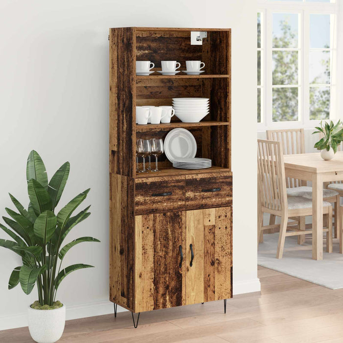 Bufet cu sertar Lemn vechi 69,5 x 34 x 180 cm Lemn compozit - WALTI WALTI