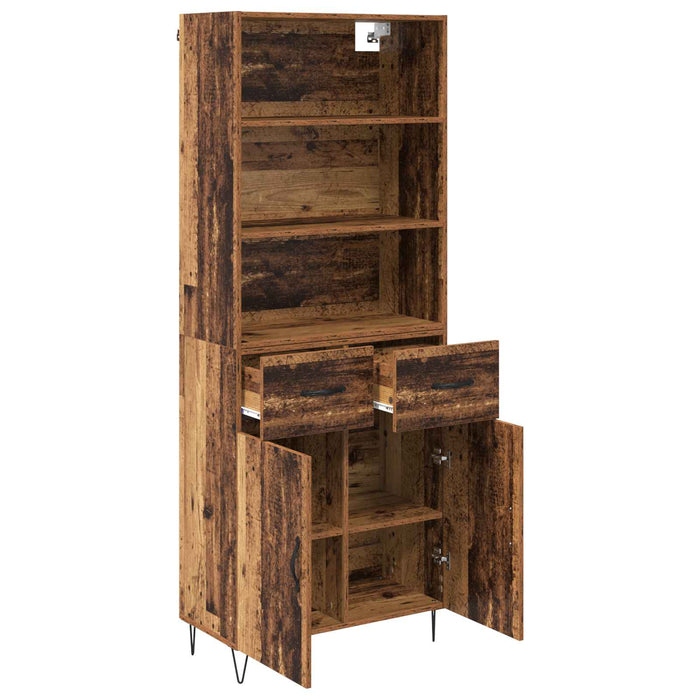 Bufet cu sertar Lemn vechi 69,5 x 34 x 180 cm Lemn compozit - WALTI WALTI