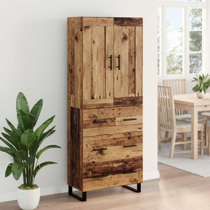 Bufet Lemn vechi 69,5 x 34 x 180 cm Lemn compozit - WALTI WALTI